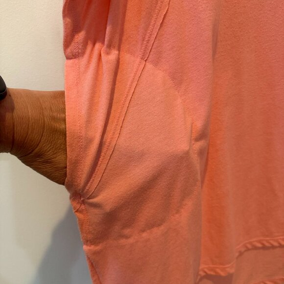 Free People FP Movement City Vibes Tank in Wild Papaya, oversized, size Small - Picture 8 of 11